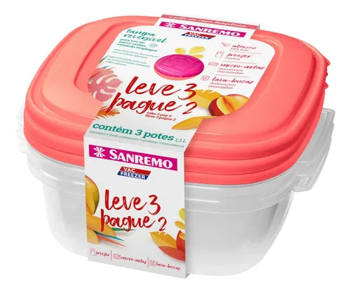 Conjunto Leve 3 Pague 2 Sanremo Freezer Micro-ondas 1,3 L