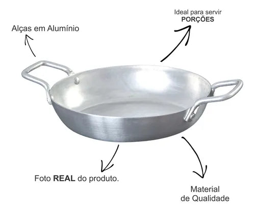Kit Frigideira Panelinha Pergaminho N°20 - 800ml 20 Peças Cor Cinza