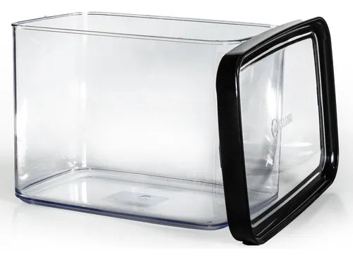 Pote Hermético 4L Acrílico Empilhavel Organizador BPA Free Transparente