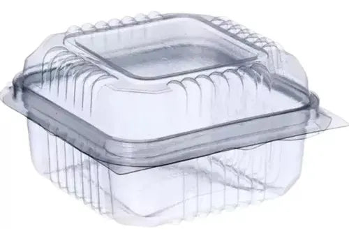 300 Embalagem Articulada Mini Doce Quadrado 130ml Bolo Pote