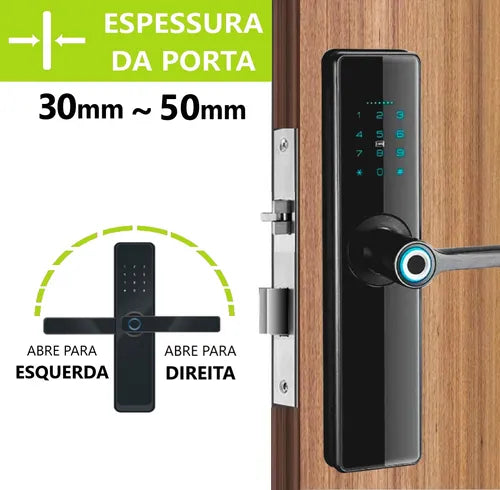 Fechadura Digital Eletronica Biometrica Inteligente Touxh