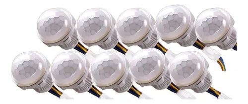 Sensor De Presença Pir Embutir Teto 110v 220v Automático