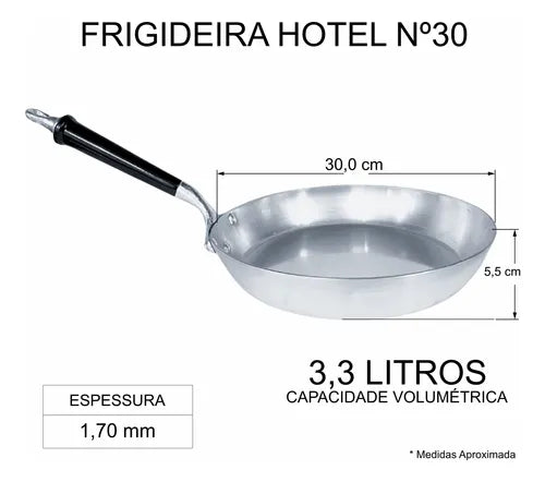 Frigideira Para Cozinha Industrial Restaurante Grande Nº 30