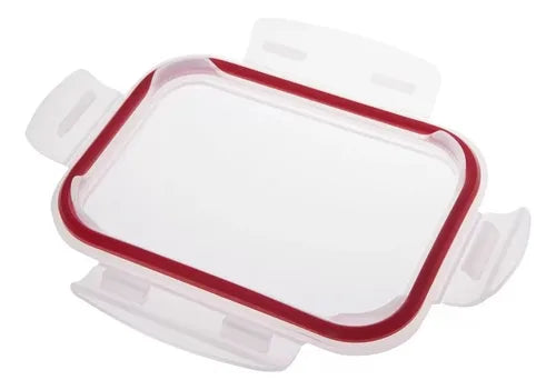 Conjunto 3 Potes De Vidro Refratário Hermético Casambiente JGTI004 Cor Transparente