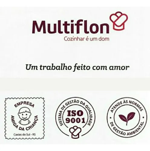 Kit Frigideira 4 Ovos Antiaderente Alumínio Multiflon Gourmet com Espátula