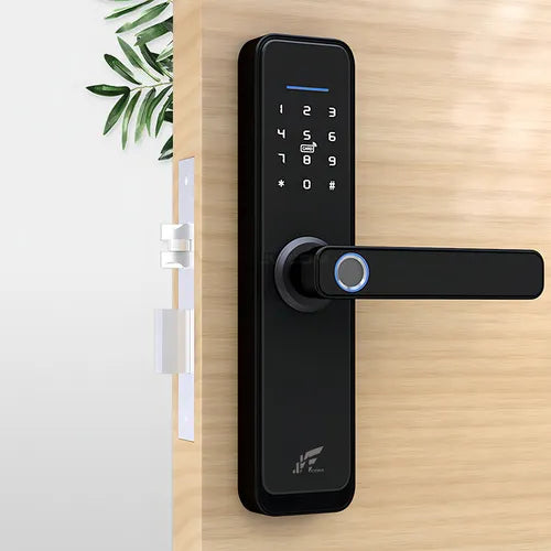 Fechadura Digital Eletrônica Biometrica Inteligente Jwcom Smart Wifi App, Cartão Nfc, Senha