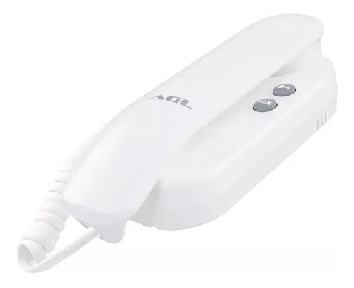 Interfone Individual Agl S100 Abs De Alta Resistência Branco