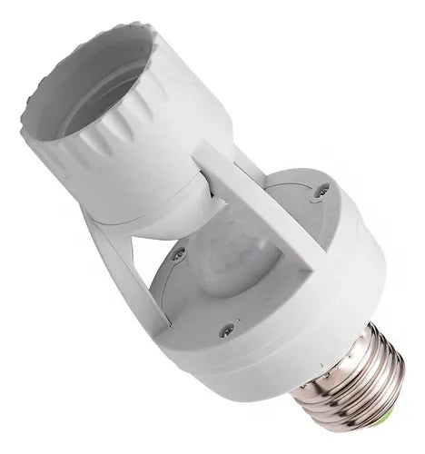 Kit 2 Sensor De Presença Lâmpada Soquete E27 Connect Ecom Com Fotocélula