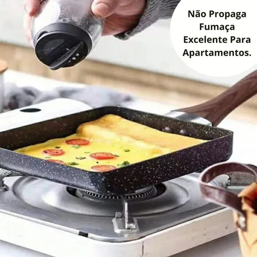 Frigideira Japonesa Omelettes Panquecas Lanches Antiaderente
