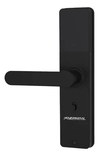 Fechadura Eletrônica Inteligente Wifi Novadigital Slim SL-SLIM Abertura Biometria Cartão Tag SenhaApp Compatível Tuya Smart Life Preta