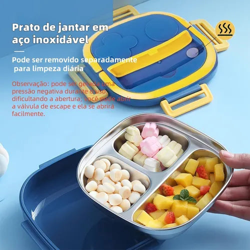 Pote Infantil Marmita Térmica Lancheira Escola Talhere 550ml