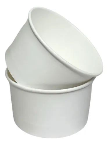 Pote De Papel Bio Açaí/sorvete 180ml C/tampa Cx 50 Unidades