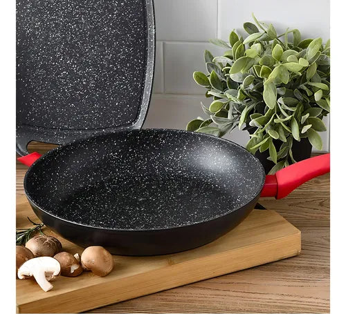 Frigideira Rasa Toledo 20cm Indução Anti-aderente - Bergner Cor Preto
