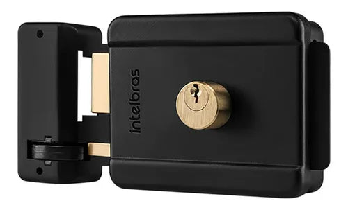 Fechadura Elétrica De Sobrepor Fx 500 Preto Intelbras