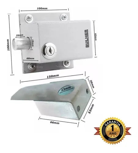 Trava Elétrica Portão Eletrônico Basculante Bulher 220v