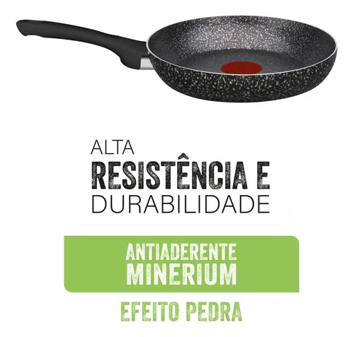 Frigideira Rochedo Stone Pro 20cm Preto