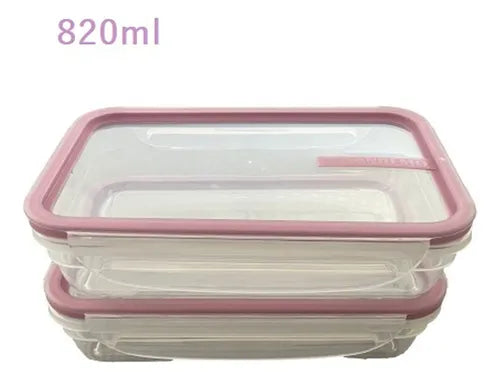 Conjunto 8 Potes Plástico Livre Bpa Linha Freshy Sanremo
