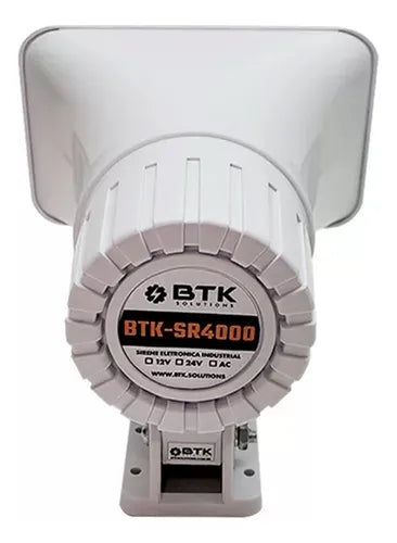 Sirene Industrial Eletrônica Alta Pressão Som Bitonal 130db