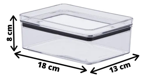 Jogo 2 Potes Porta Frios Herméticos 2x770 Ml - Paramount