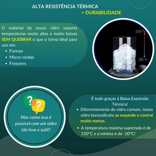 Potes De Vidro Com Tampa De Bambu Pote Hermético Bambu 9unid