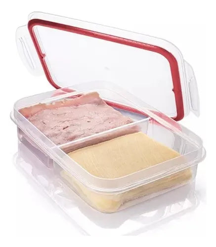 Porta Alimentos Hermético Trava Mais 1,1 L - Plasutil