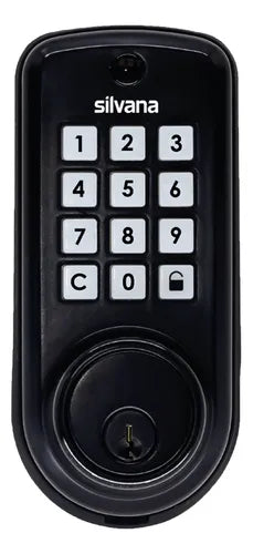 Fechadura Eletrônica Teclado Iluminado Chave Silvana Sdd115