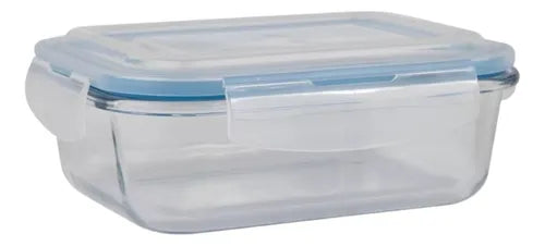Conjunto De 2 Potes De Vidro De Marmita Hermético 1 Litro