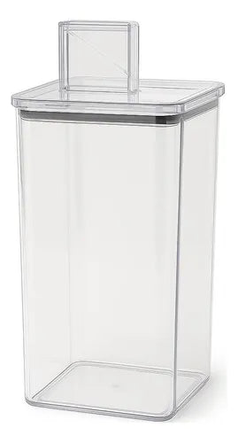 Pote Para Cozinha Organizador Com Bico Dosador 2 Litros