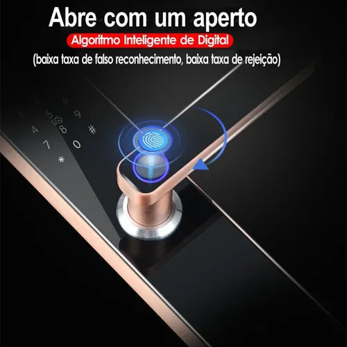 Fechadura Biométrica Eletronica - 6 Modos De Abrir - Tuya