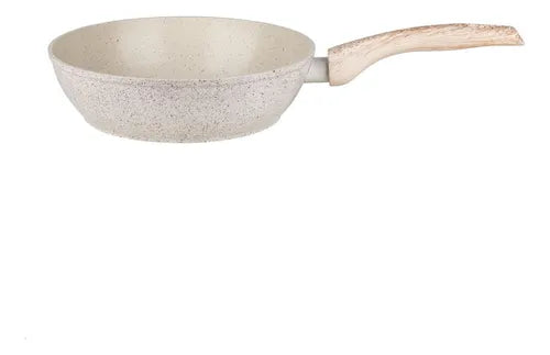 Frigideira Antiaderente Ceramica Indução 20cm Bege Vanilla