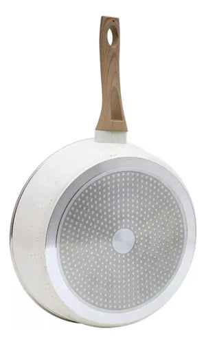 Frigideira Funda Style Cook Cerâmica Alumínio com Indução 28cm 4,5L Mármol 10255 Mimo Style