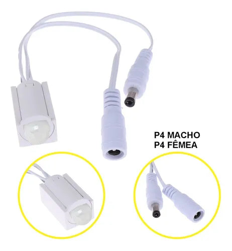 Sensor Movimento Abre Fecha Porta 12v/24v Drive Fita Led P4