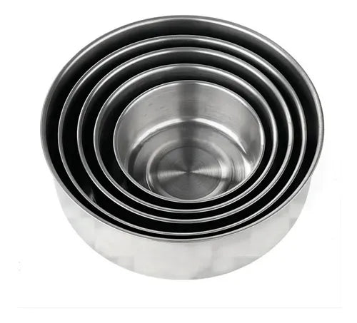 Conjunto de Potes de inox kit 5 Top Chef