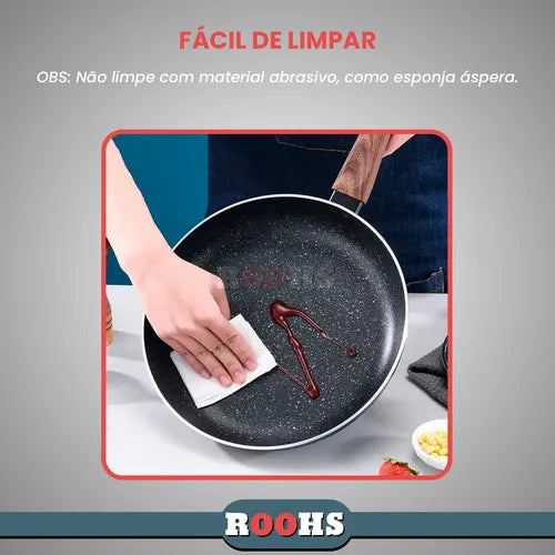 Frigideira De Indução Cerâmica 26cm Compacta Antiaderente