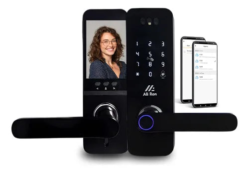 Fechadura Digital Biométrica Inteligente Touch Senha Câmera