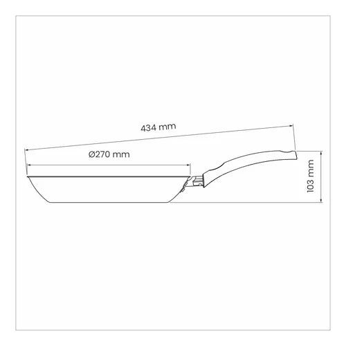 Frigideira Tramontina Turim em Alumínio com Revestimento Interno e Externo em Antiaderente Starflon Max Vermelha 26 cm 1,8 L
