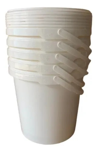Balde Plástico 3.6 Litros Alimentício Cor Branco
