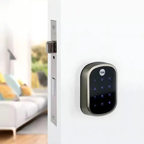 Fechadura Digital Eletrônica Yale Yrd 256 Rolete Com Senha