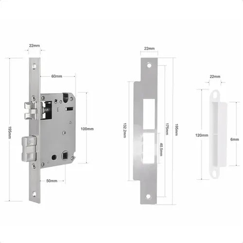 Fechadura Digital AGL H30 Silver Prata Wifi Eletronica Com Aplicativo e Biometria