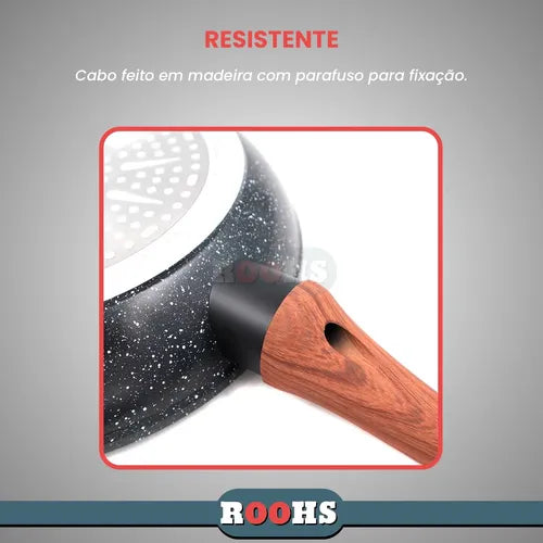 Frigideira De Indução Cerâmica 26cm Compacta Antiaderente