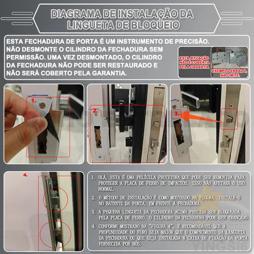 Fechadura Inteligente Digital Eletronica Wi-fi Biométrica