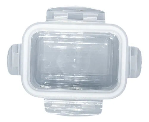 10 Potes Vidro Hermético Marmita Tampa 1040ml Dieta Fitness