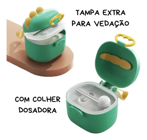 Pote Leite Em Pó Dosador Nivelador Portátil Infantil Unissex