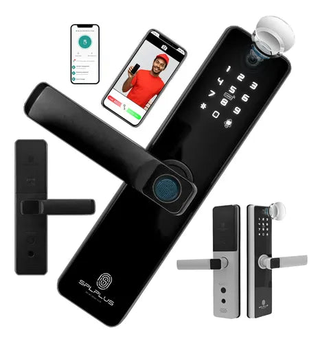Fechadura Eletronica Smart Biometria Senha C/câmera + App