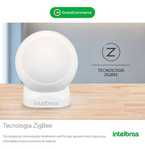 Sensor Presença E Movimento Zigbee Izy Smart Intelbras Cor Branco