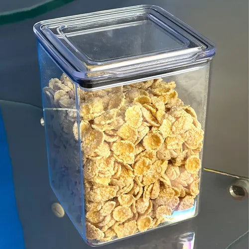 Kit 4 Potes Hermético 1,1 Litro Armazenar Alimento Organizar