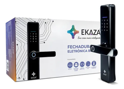 Fechadura Eletrônica Inteligente Wifi Biométrica Ekaza
