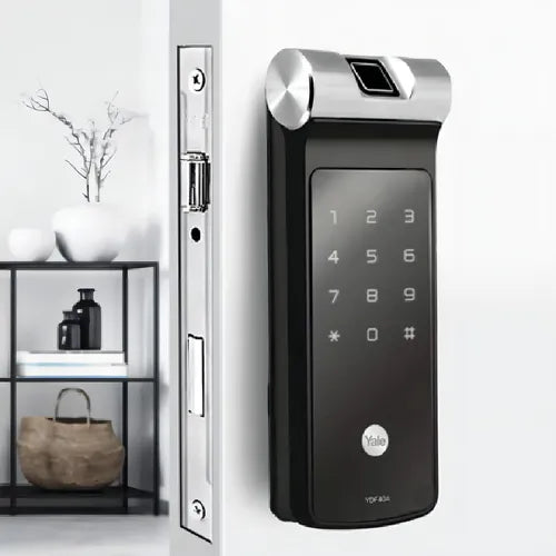 Fechadura Eletrônica Biometrica Yale Ydf 40a Rolete Hub Wifi