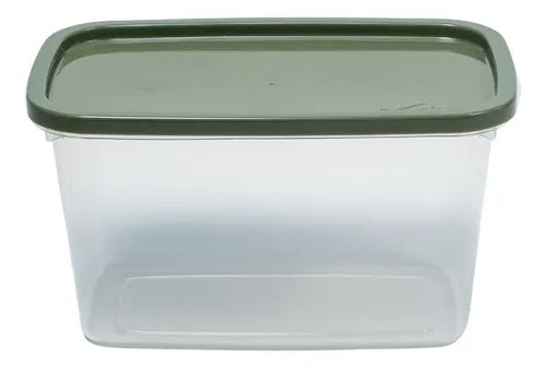 Kit 2 Potes Plástico Viagem Cozinha Multiuso Presídio 2l