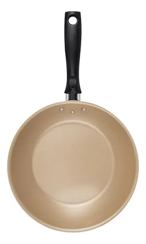 Frigideira Tramontina Turim em Alumínio com Revestimento Interno e Externo em Antiaderente Starflon Max Vermelha 26 cm 1,8 L